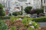 La célébre rue en serpentin de Lombard Street