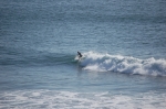 Surfers vus de Ocean Beach