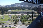 Golden Gate Park, vue du 9e étage du Harmon Observation Tower, Musée de Young. 